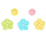 FunCakes Cukrová dekorace Kytičky pastelové 32 ks