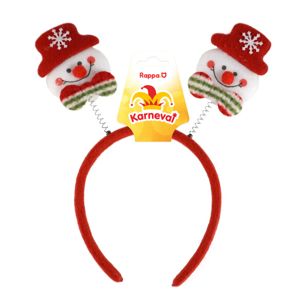 Čelenka vánoční sněhulák