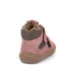 Dívčí zimní barefoot boty TEX WOOL Gray Pink, Froddo, G3110254-6W, růžová - 35