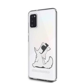 Pouzdro Karl Lagerfeld Choupette Fun Samsung Galaxy A41 - průhledná