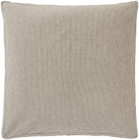 Ib Laursen Povlak na sedák Lina natural black stripes 45 x 45 cm, černá barva