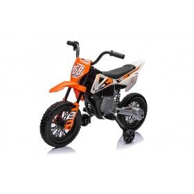 Mamido Dětská elektrická motorka Cross Pantone 361C oranžová