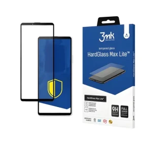 3mk HardGlass Max Lite Sony Xperia 10 III 5G černá / Tvrzené sklo / Celoplošné / 9H / 0,3 mm