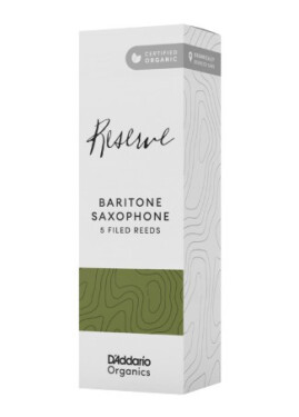 D'Addario ODLR0525 Organic Reserve Baritone Saxophone Reeds 2.5 - 5 Pack