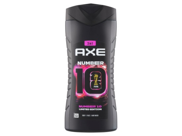 Axe Number 10 sprchový gel 3 v 1 na tělo, vlasy a tvář 400 ml
