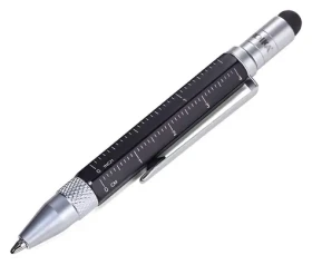 TROIKA LILIPAD+LILIPUT TOOL PEN černá / Poznámkový blok / A7 / 128 listů / kuličkové pero / gumička (NPP25/BK)