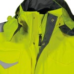 Reflexní zimní pracovní parka Cofra PROTECTION Barva: Reflexní oranžová, Velikost: 58 (CAPROTECTION_01_58)