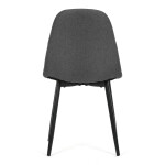Jídelní židle, šedá, látka, CT-V2972 GREY2