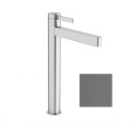 HANSGROHE - Finoris Umyvadlová baterie, s výpustí Push-Open, CoolStart, EcoSmart, kartáčovaný černý chrom 76072340