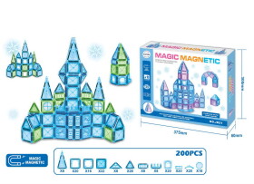 Mamido Magnetická stavebnice Magic frozen 200 dílů