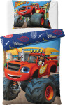 Dětské povlečení Plamínek a Čtyřkoláci Připraven na závod