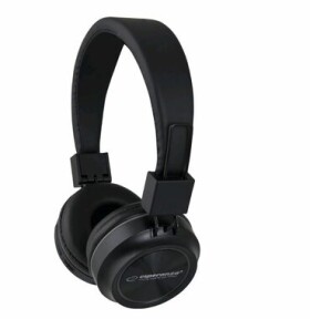 Esperanza EH219 Bluetooth RGB bezdrátová sluchátka černá / až 7 hodin / 250 mAh (AKGESPSBL0006)