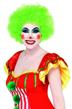 Zelená kudrnatá paruka Crazy Clown Smiffys 42084