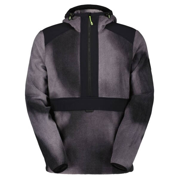 SCOTT Pullover Original Fleece, Evening Greyprint/Black (vzorek) velikost: M
