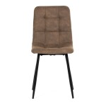 Jídelní židle, hnědá, látka vintage, CT-281 COF3