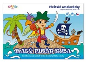 Malý pirát Kuba Pirátské omalovánky