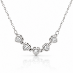 ELENYS Heartline Chain – náhrdelník z prémiové oceli Délka: 41+5 cm / max. 46 cm