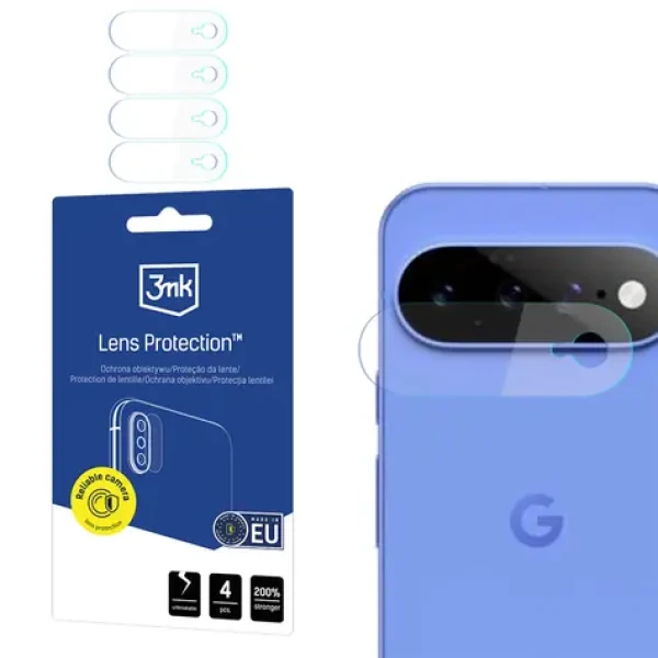 3mk Lens Hybridní sklo ochrana kamery pro Google Pixel 11 / Ochranné sklo kamery / Hybridní tvrzené sklo
