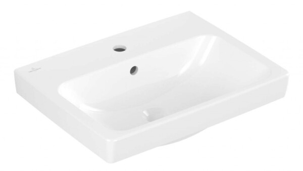 VILLEROY & BOCH - Architectura Umyvadlo 55x42 cm, s přepadem, otvor pro baterii, alpská bílá 4A875501