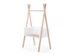 Childhome Postýlka Tipi dřevěná + stojan na oblečení / od 0 let (CRTIP)