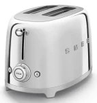 Smeg TSF01SSEU stříbrná / Topinkovač / 950 W / 2 sloty / 2 topinky (TSF01SSEU)