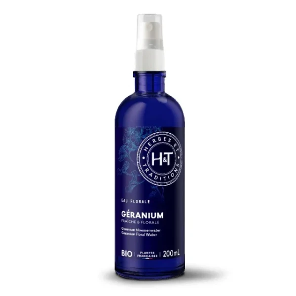 Herbes et Traditions Hydrolát Geranium Bourbon BIO 200  ml