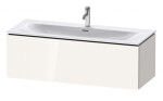 DURAVIT - L-Cube Umyvadlová skříňka 40x102x48 cm, 1 zásuvka, lesklá bílá LC613802222