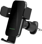 Wozinsky WEDZ-3Y8S černá / Držák telefonu do auta / do ventilace / Indukční nabíjení 15W (5907769372537)