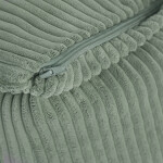 PLUSH NEST PLUSH NEST Dětské čtvercové křesílko Puffy Manšestr 77 × 67 × 50 cm zelené