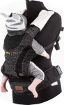 CHIPOLINO Dětské nosítko Bobby Fly Multicolor Black (KENBYF0236MB)
