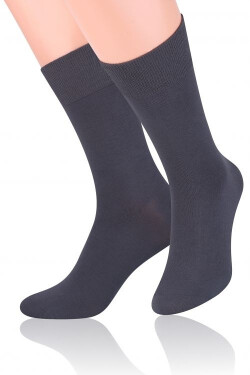 Pánské ponožky Steven Bamboo art.124 grafit 44-46