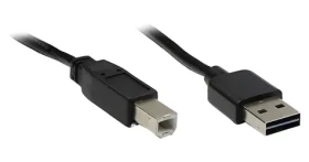 Good Connections USB 2.0 EASY A-B černá / Kabel / USB-A – USB-B / oboustranný konektor / 3 m (2510-EU03)