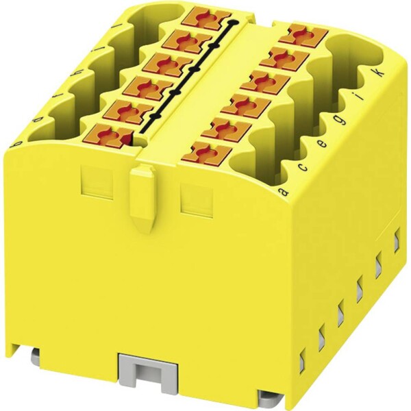 Phoenix Contact 3273292 blok rozvaděče 31.2 mm pružinová svorka žlutá 8 ks