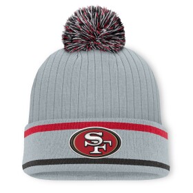 Fanatics Pánská zimní čepice San Francisco 49ers NFL Fissure Cuffed Knit Hat with Pom