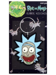 Klíčenka gumová Rick and Morty/Rick crazy smile - Pyramid