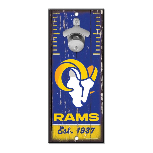 Cedule Los Angeles Rams NFL s otvírákem