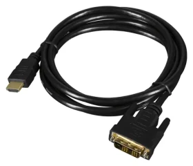 Lanberg CA-HDDV-10CC-0018-BK / Kabel HDMI-A na DVI-D / 1.8 m / 1920x1200 / černá (CA-HDDV-10CC-0018-BK)