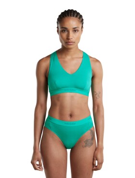 Dámská merino podprsenka ICEBREAKER Wmns Merino 125 Cool-Lite Sprite Racerback Bra, Fresh velikost: XS