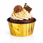 Cake star Samonosné košíčky zlato-hnědé 50ks