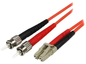 StarTech LC-ST 5 m / Optický patch kabel / Multimode / Červená (50FIBLCST5)