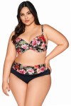 Horní díl plavek 219 Floral plus - AVA černá 80/J