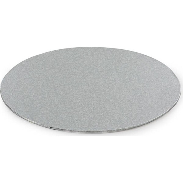 Podložka pod dort stříbrná 25cm síla 3mm - Decora