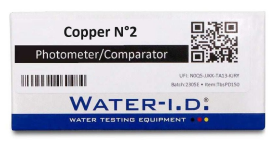 Water-I.D. Cooper N°2 Náhradní tablety pro digitální tester Pool Lab 2.0 - Pro měření hodnot mědi, 10ks