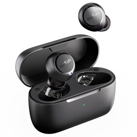 EarFun Free 2S černá / bezdrátová sluchátka / mikrofon / Bluetooth 5.2 / IPX7 / výdrž až 30 h (TW101B)