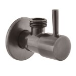 SAPHO - Rohový ventil kulatý, 1/2"x3/8", gun metal SL028