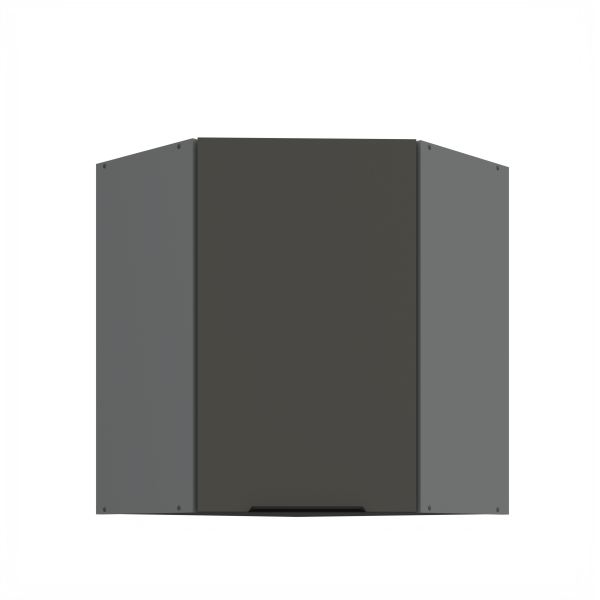 Horní rohová skříňka Aria ANT 60x60 GN-72 1F (45°) Barva korpusu: Antracit, Barva dvířek: GR - Graphite AFM