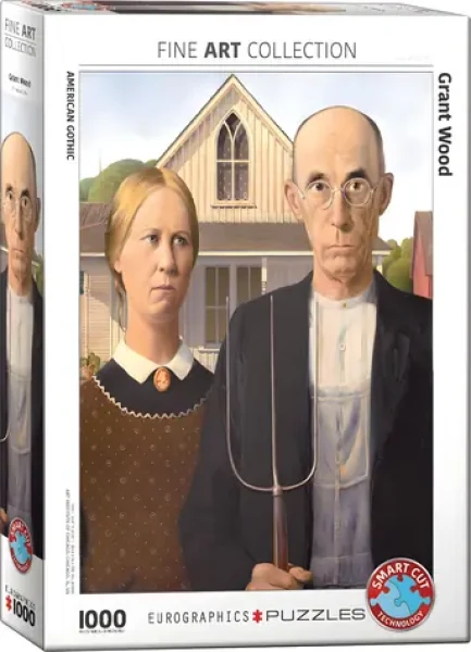 EUROGRAPHICS Puzzle Americká gotika
