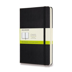 Zápisník Moleskine Expanded - tvrdé desky, L, čistý - černý