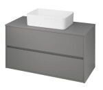 CERSANIT - SKŘÍŇKA POD UMYVADLO NA DESKU CREA 100 ŠEDÝ MAT S924-020