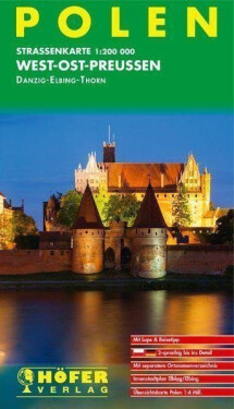 Polsko (Západní-východní Prusko Gdaňsk/Elbing/Thorn) 1:200 000 automapa